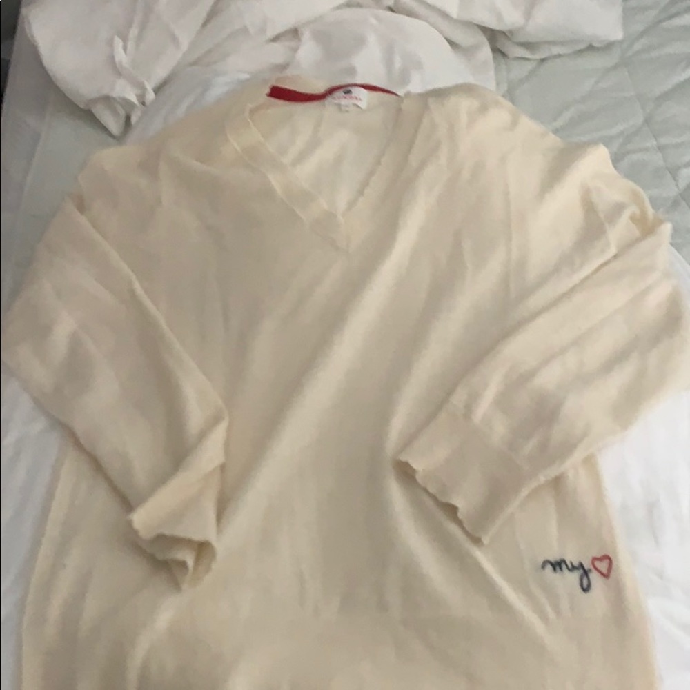 Sundry Rare Cashmere Blend MY LOVE Top S